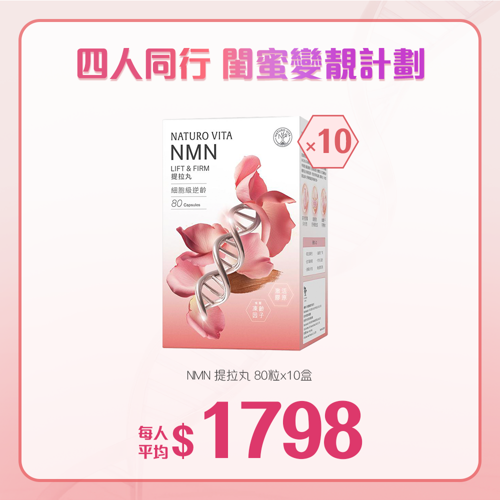 閨蜜變靚計劃 | 四人同行：每人3個月量