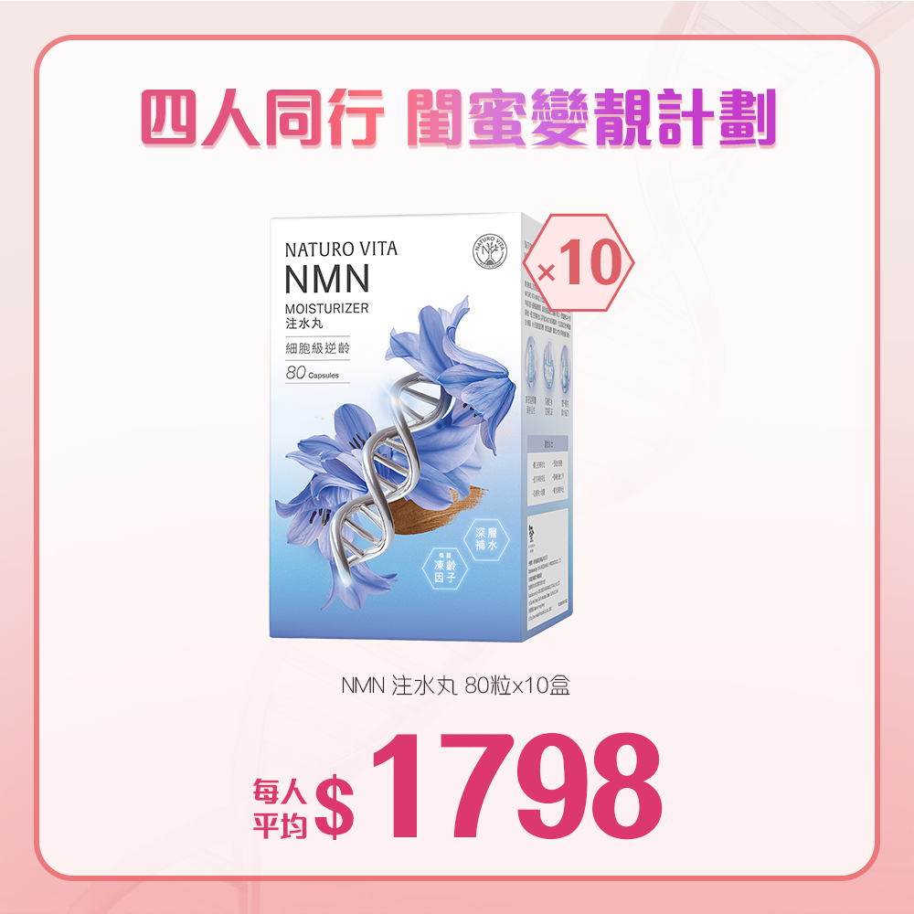 閨蜜變靚計劃 | 四人同行：每人3個月量